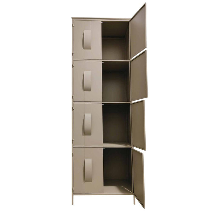 Opbergkasten Opbergkast Acalia Sandy Roze Kast 8 Doors-Opbergkasten-PTMD