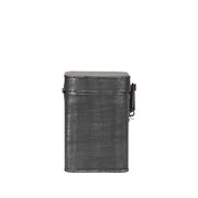 Opbergkist Antiek Zwart Metaal M 12x13x17 cm-Opbergdozen en manden-LABEL51
