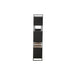 Opbergrek Gerecycled Hout Metaal Naturel Zwart 200x40x200 cm-Boekenkasten-J-Line