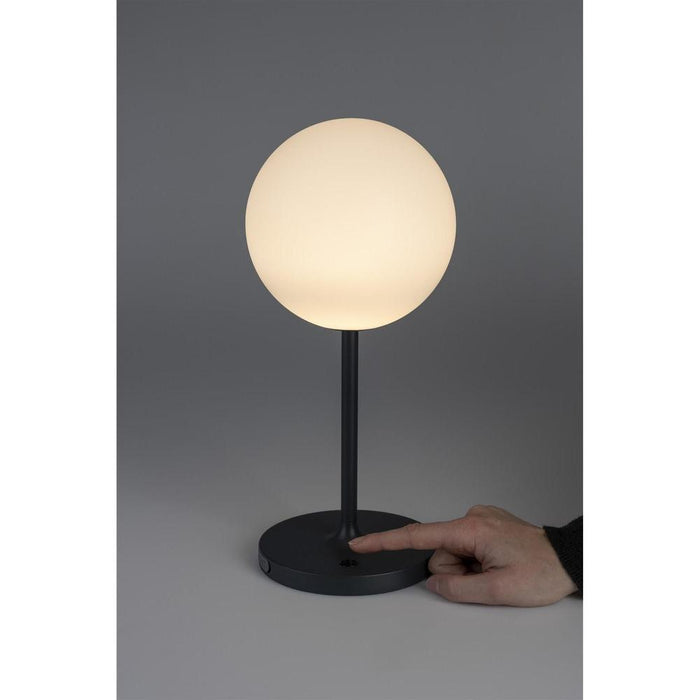 Oplaadbare Hub Tafellamp Blauw 15x15x33-Tafellampen-Creating Home