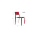 Outdoor Chair Serra Red-Eetkamerstoelen-Creating Home