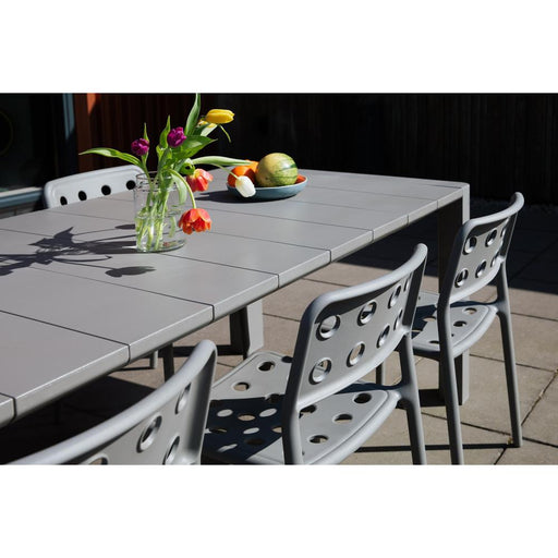 Outdoor Table Alban | Staal | Grijs | 220x100-Eettafels-Creating Home