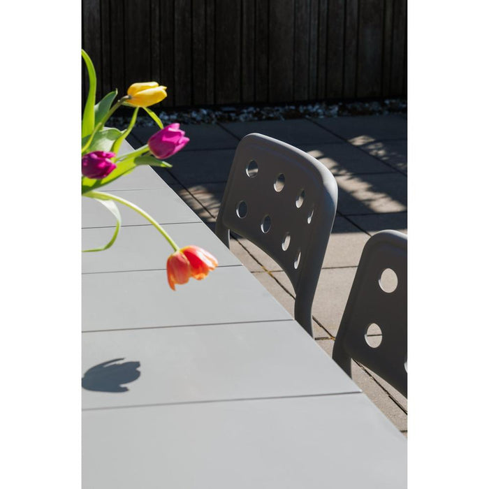 Outdoor Table Alban | Staal | Grijs | 220x100-Eettafels-Creating Home