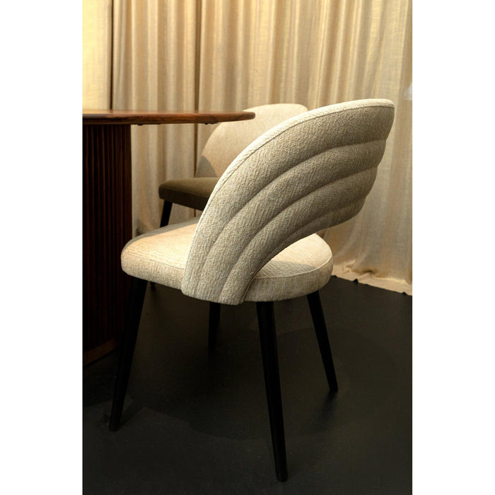 PTMD Abierto Crème Nanci Stof Eetkamerstoel-Eetkamerstoelen-PTMD