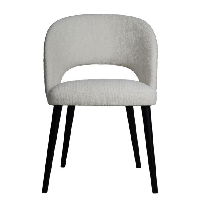 PTMD Abierto Wit Nanci Stof Eetkamerstoel-Eetkamerstoelen-PTMD