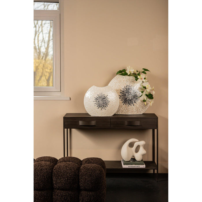 PTMD Acalia Bruin Bijzettafel-Bijzettafels-PTMD