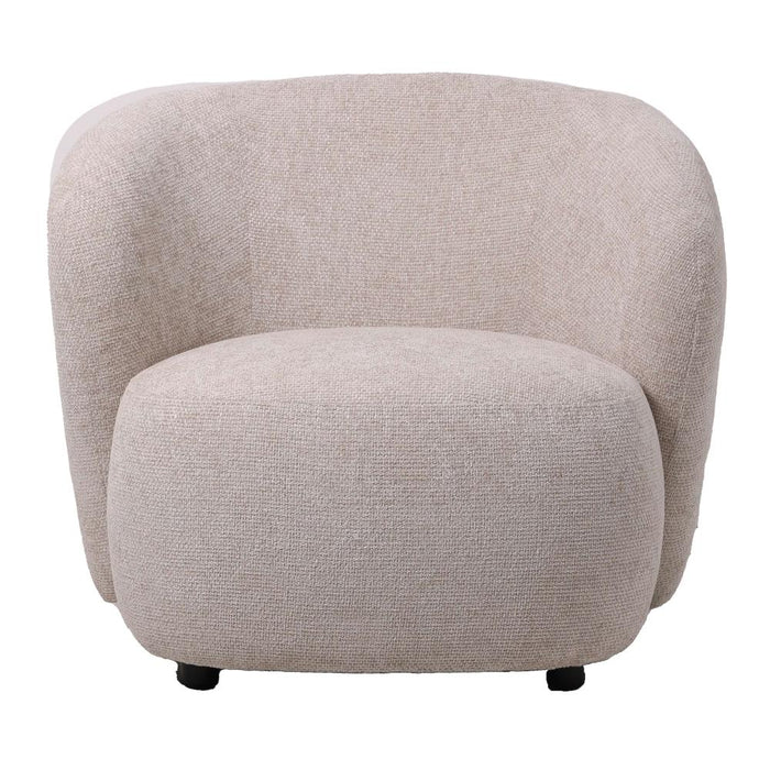 PTMD Aphrodite Crème Fauteuil Pootacy 15 Dove Stof-Fauteuils-PTMD