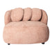 PTMD Aphrodite Roze Loveseat Pootacy 14 Flamingo Stof-Fauteuils-PTMD