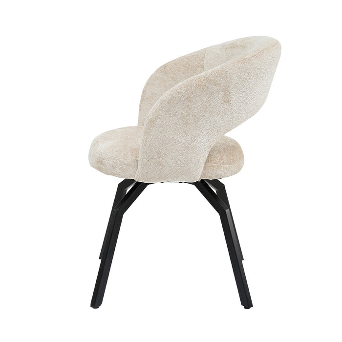 PTMD Aranea Eetkamerstoel Beige Symphony 3-Eetkamerstoelen-PTMD