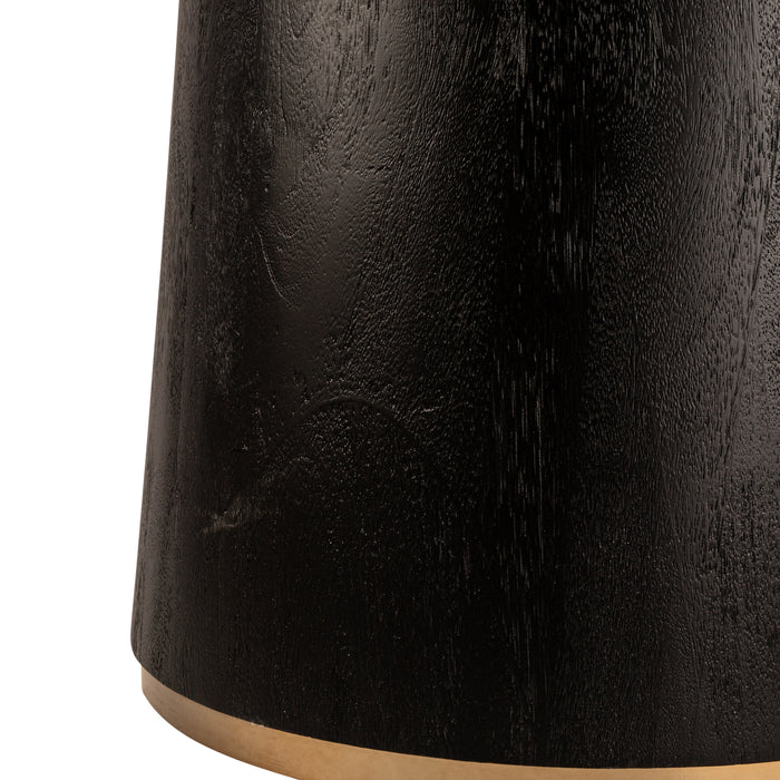 PTMD Arca Veas Tafel zwart-gold-Eettafels-PTMD