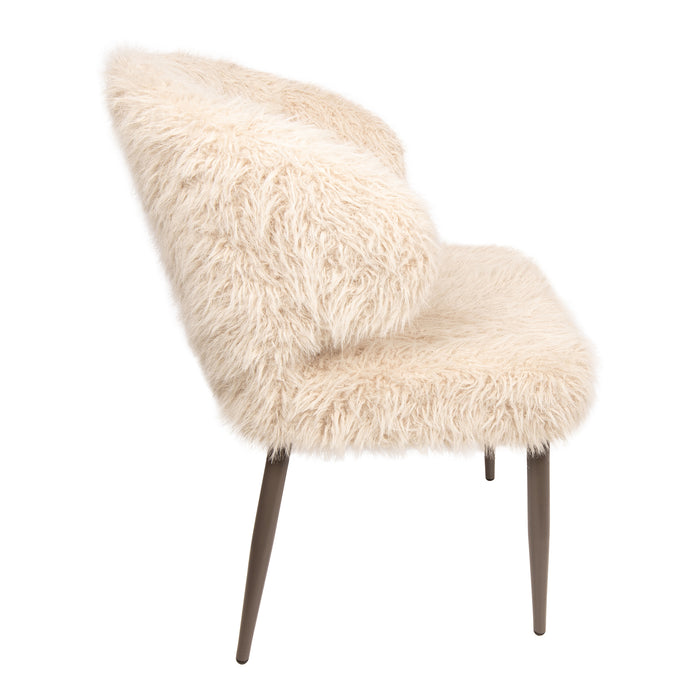 PTMD Ares Eetkamerstoel Hair Beige-Eetkamerstoelen-PTMD