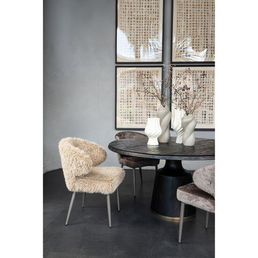 PTMD Ares Eetkamerstoel Hair Beige-Eetkamerstoelen-PTMD