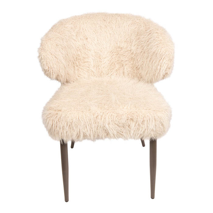 PTMD Ares Eetkamerstoel Hair Beige-Eetkamerstoelen-PTMD