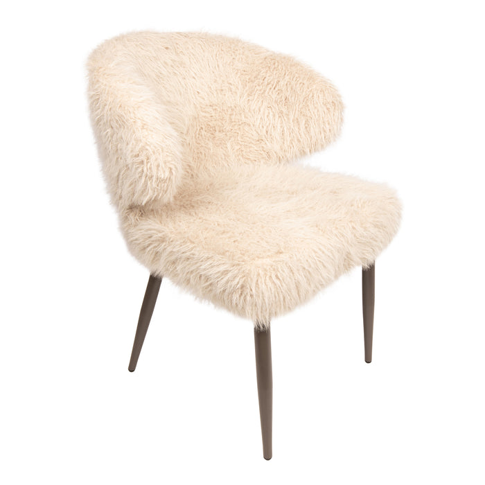 PTMD Ares Eetkamerstoel Hair Beige-Eetkamerstoelen-PTMD