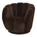PTMD Bontia Dark Bruin Fauteuil Bont-Fauteuils-PTMD
