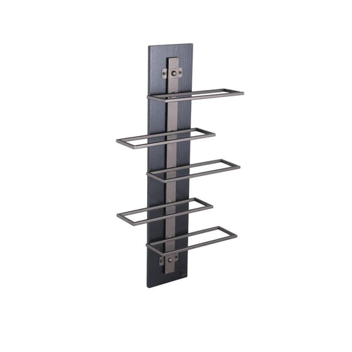 PTMD Brendan Bruin Steel Wall Wine Rack Laags s-Wijnrekken-PTMD