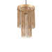 PTMD Brenton Goud Ijzer Chains Rond Hangend Lamp s-Hanglampen-PTMD