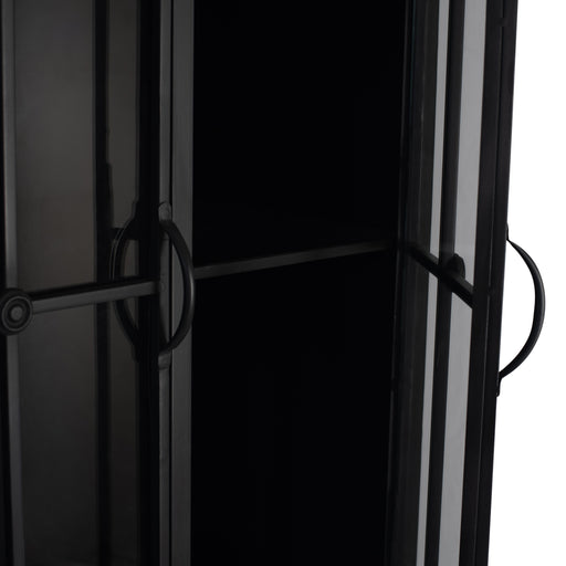 PTMD Cave Zwart Ijzer Kast Hoog-Kasten-PTMD