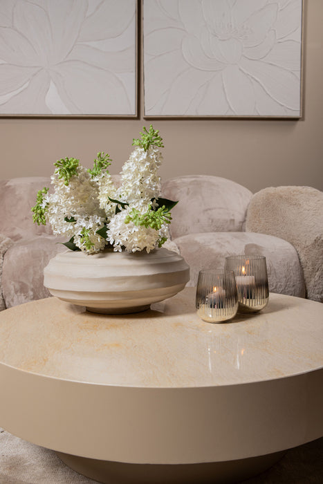 PTMD Corfu Salontafel Beige Marmer-Salontafels-PTMD