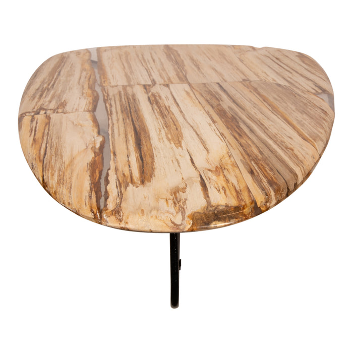 PTMD Deeba Coffeetable Versteend Hout 130-Salontafels-PTMD