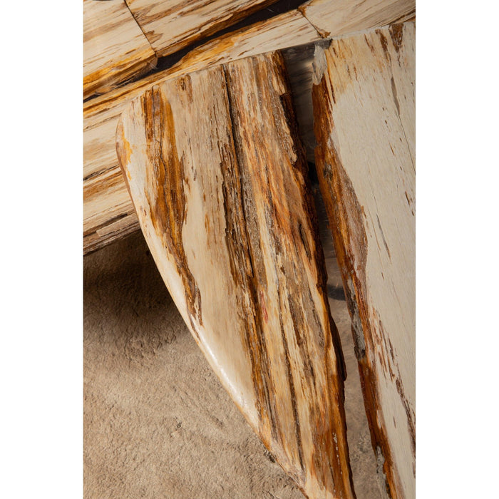 PTMD Deeba Coffeetable Versteend Hout 95-Salontafels-PTMD