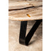 PTMD Deeba Coffeetable Versteend Hout 95-Salontafels-PTMD