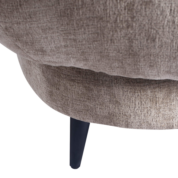 PTMD Elefan Crème Fauteuil Rond Armrest-Fauteuils-PTMD