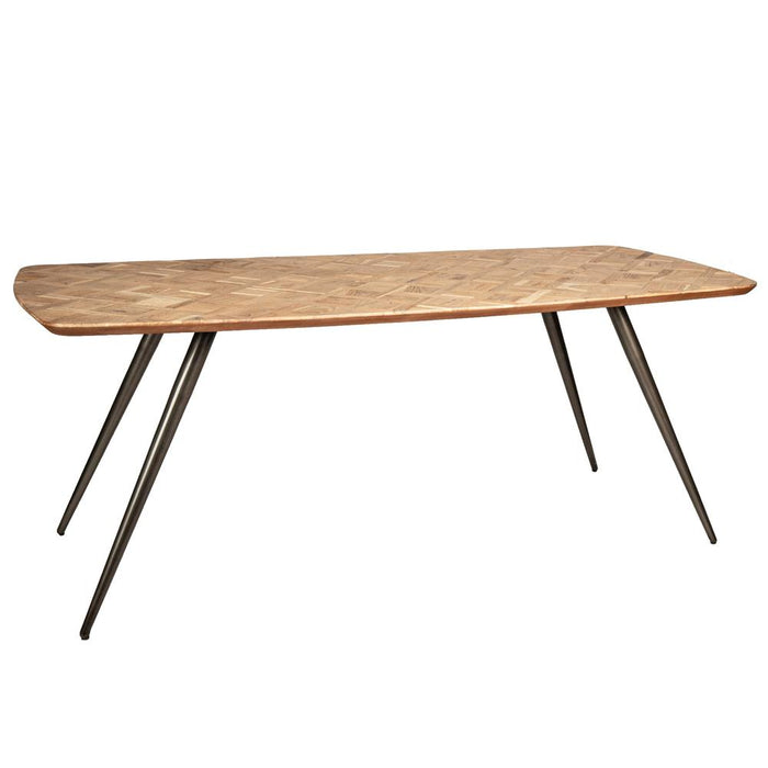 PTMD Fieron Natuurlijk Acaia Houten Diningtable Ovaal 200cm-Eettafels-PTMD