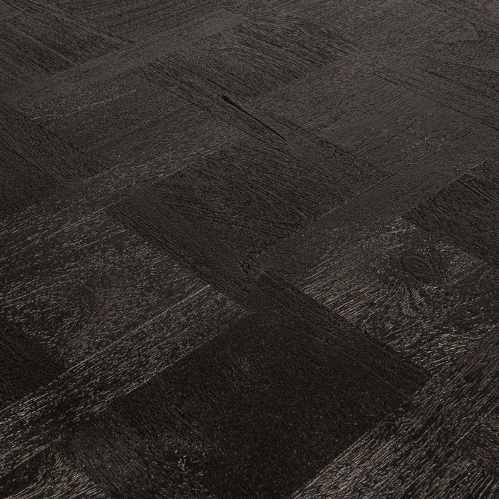 PTMD Fieron Zwart Houten Eettafel Organisch Rond-Eettafels-PTMD