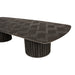 PTMD Fieron Zwart Houten Salontafel Double Rond Base-Salontafels-PTMD