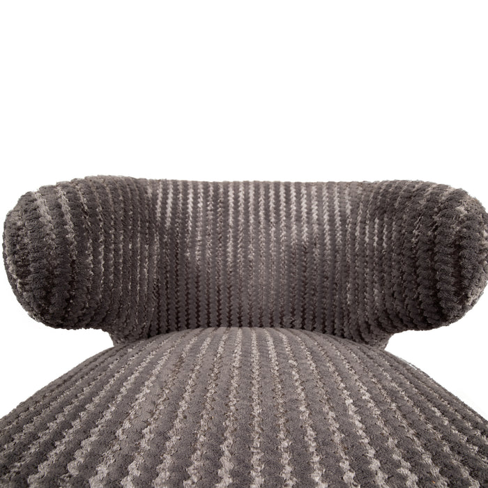 PTMD Fiori Taupe 19 Eetkamerstoel Dark Bruin Hout Poots-Eetkamerstoelen-PTMD