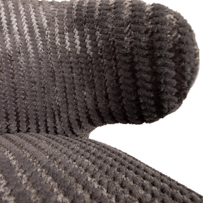 PTMD Fiori Taupe 19 Eetkamerstoel Dark Bruin Hout Poots-Eetkamerstoelen-PTMD