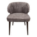 PTMD Fiori Taupe 19 Eetkamerstoel Dark Bruin Hout Poots-Eetkamerstoelen-PTMD