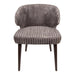 PTMD Fiori Taupe 19 Eetkamerstoel Dark Bruin Hout Poots-Eetkamerstoelen-PTMD