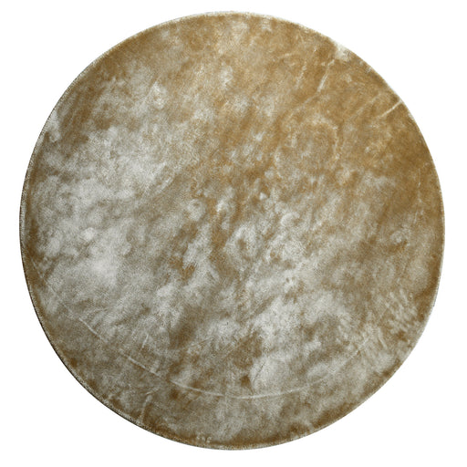 PTMD Flavia Bruin Viscose Handgeweven Carpet Rond s-Vloerkleden-PTMD