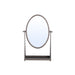 PTMD Francess Bruin Rond Ijzer Tafel Spiegel Flower Hoog-Spiegels-PTMD