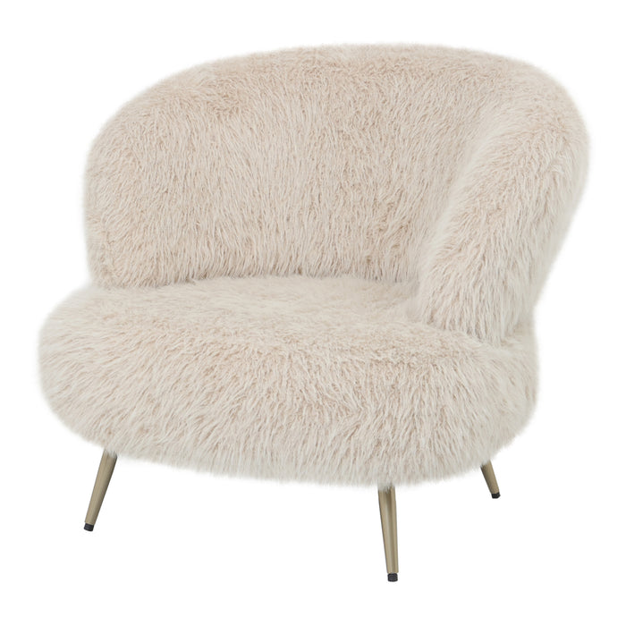 PTMD Franklyn Beige Fauteuil Hair-Fauteuils-PTMD