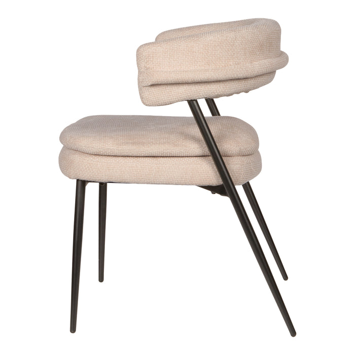 PTMD Helsinki Eetkamerstoel Crème-Eetkamerstoelen-PTMD