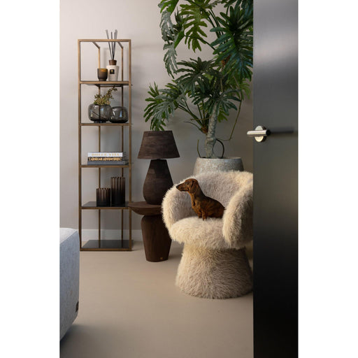 PTMD Hermes Beige eetkamerstoel/fauteuil Hair-Eetkamerstoelen-PTMD