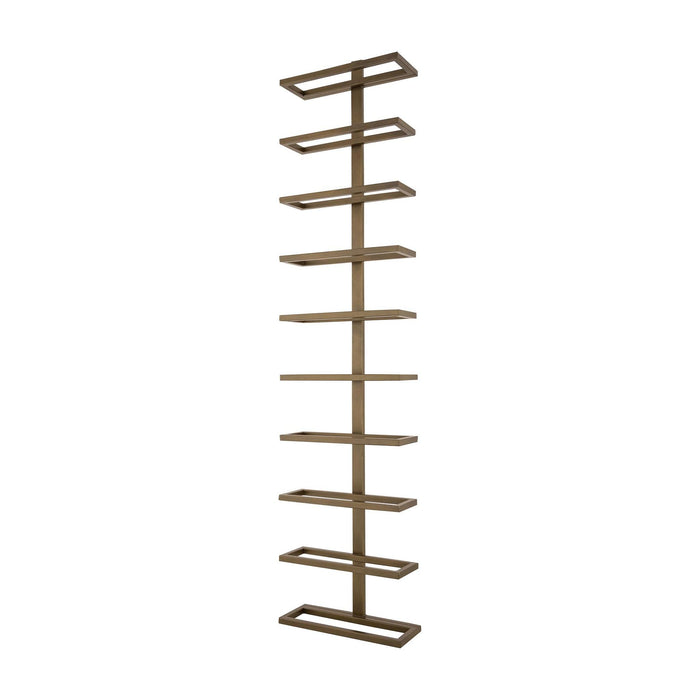 PTMD Icon Messing Ijzer Wall Wine Rack Vertical Laags-Wijnrekken-PTMD