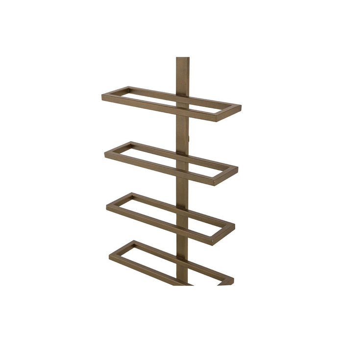 PTMD Icon Messing Ijzer Wall Wine Rack Vertical Laags-Wijnrekken-PTMD