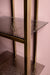 PTMD Ilya Goud Metaal Kast Smoky Glas Shelves-Vakkenkasten-PTMD