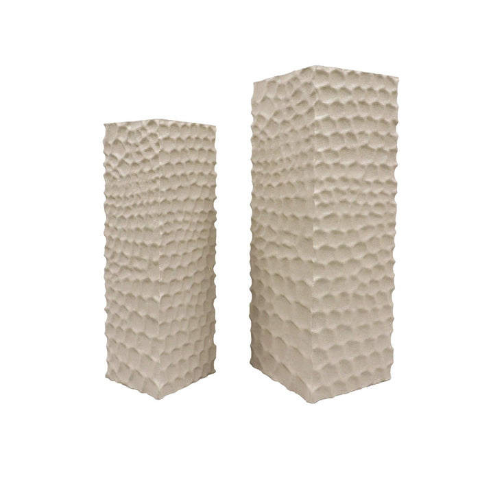 PTMD Isaiah Crème Mdf Pedestal Nature Design sv2-Bijzettafels-PTMD