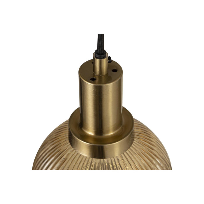 PTMD Juliet Amber Glas Hangend Lamp 8 Pcs Swirl-Hanglampen-PTMD