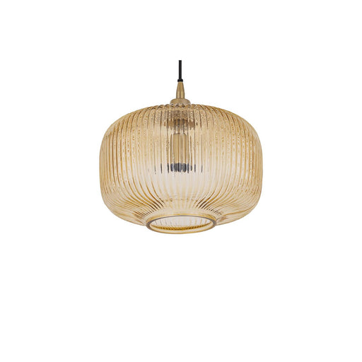 PTMD Juliet Amber Glas Hangend Lamp Wide-Hanglampen-PTMD