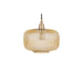 PTMD Juliet Amber Glas Hangend Lamp Wide-Hanglampen-PTMD