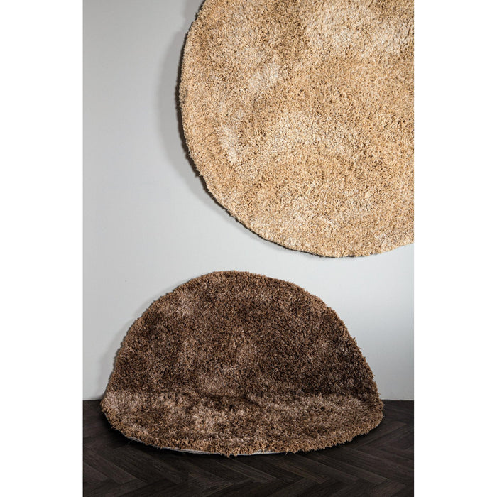 PTMD Jups Beige Stof Handgeweven Carpet Rond s-Vloerkleden-PTMD