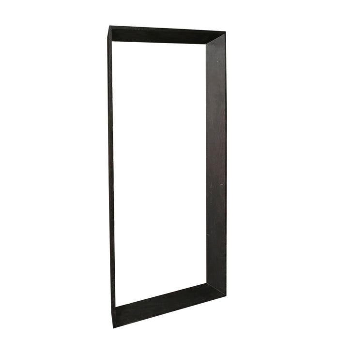 PTMD Kyro Zwart Acacia Hout Rechthoekig Spiegel Large-Spiegels-PTMD