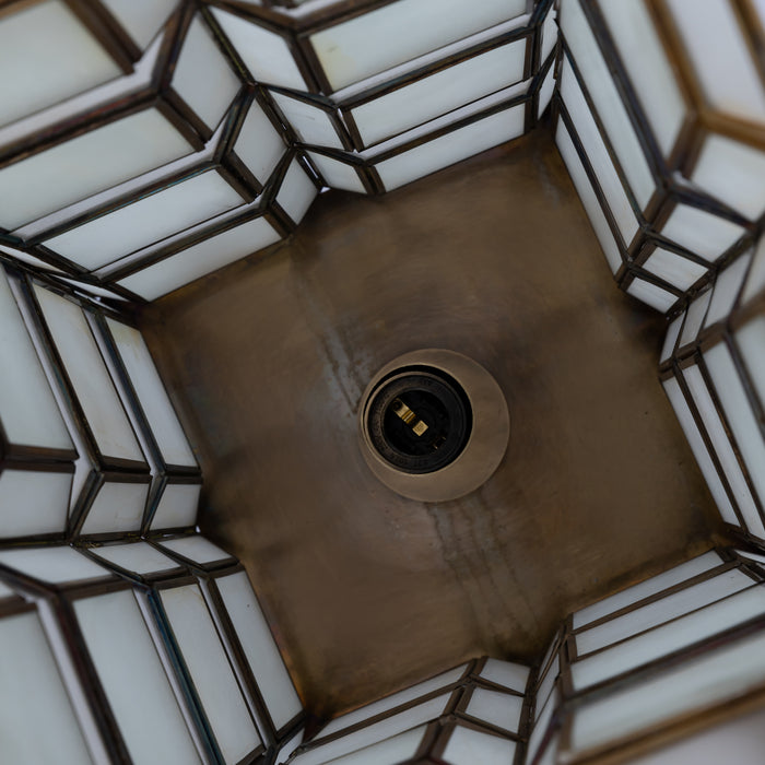 PTMD Layra Wit Milk Glas Tafel Lamp Antiek Hoog-Tafellampen-PTMD