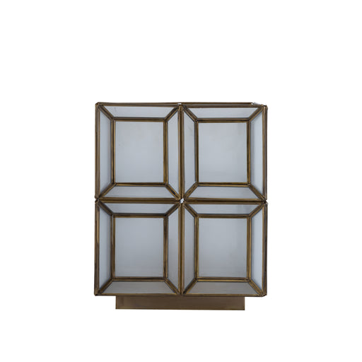 PTMD Layra Wit Milk Glas Tafel Lamp Antiek Laag-Tafellampen-PTMD